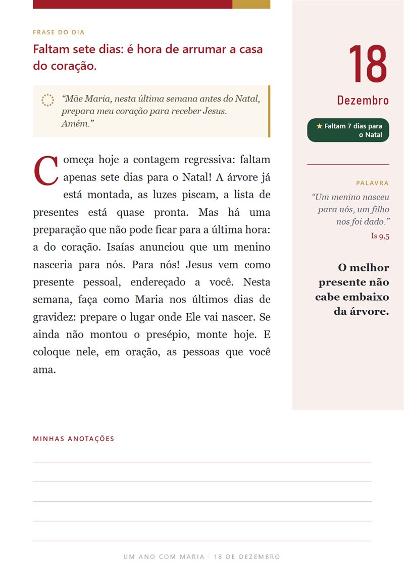 Página de 18 de dezembro